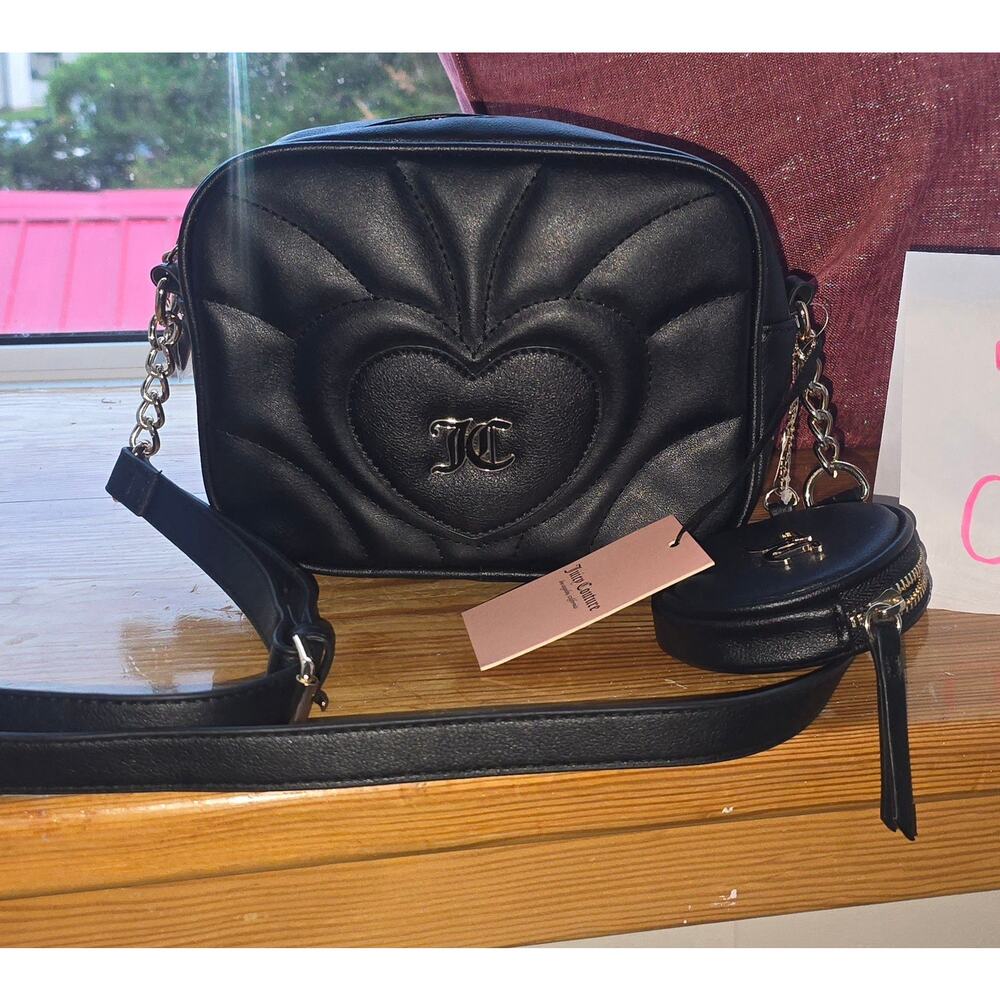 Juicy Couture Only U N Me Camera Bag- Black NWT